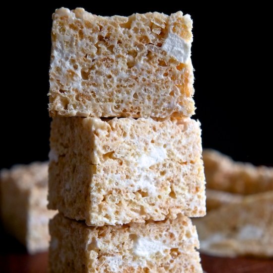 Salted Brown Butter Crispy Treats