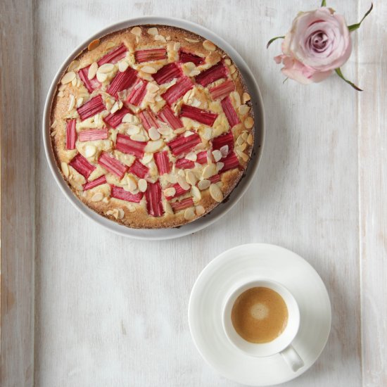 Romantic Rhubarb Cake