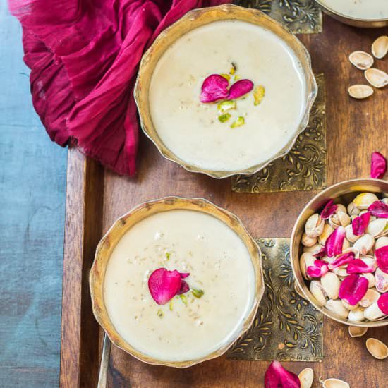 Indian Kheer with Jaggery