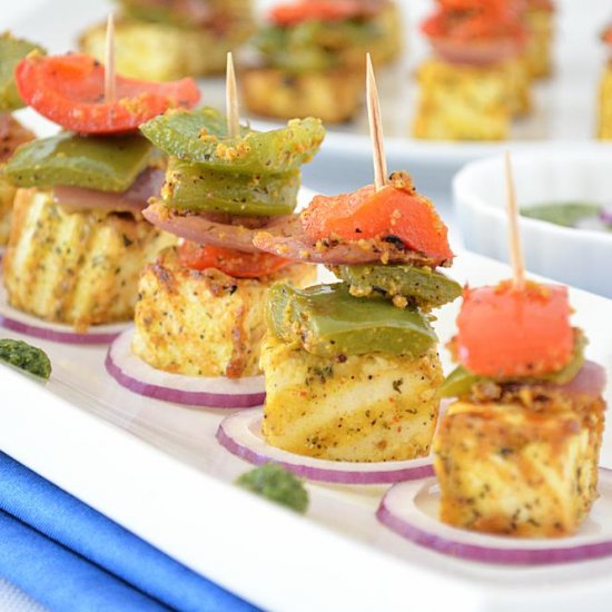 Paneer Tikka without Oven