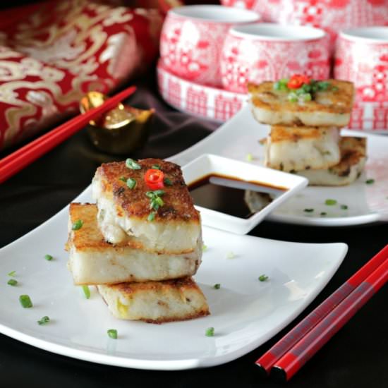 Chinese Vegan Radish Cake