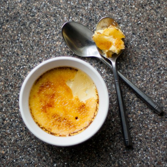 Lemon Ginger Creme Brulee