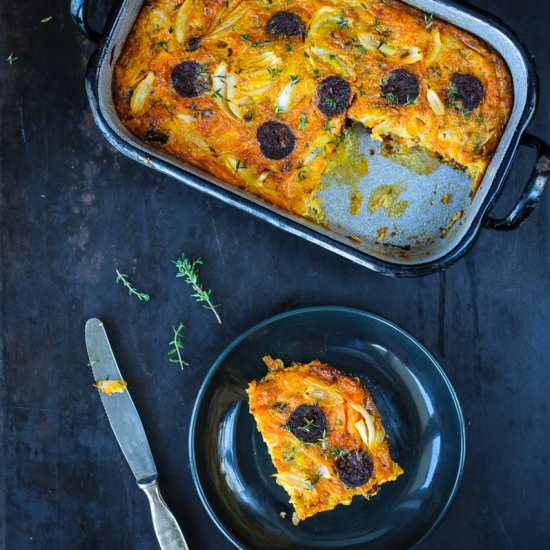 Spanish Tortilla with Chorizo