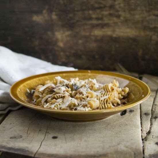 Pasta Salsiccia Melanzane