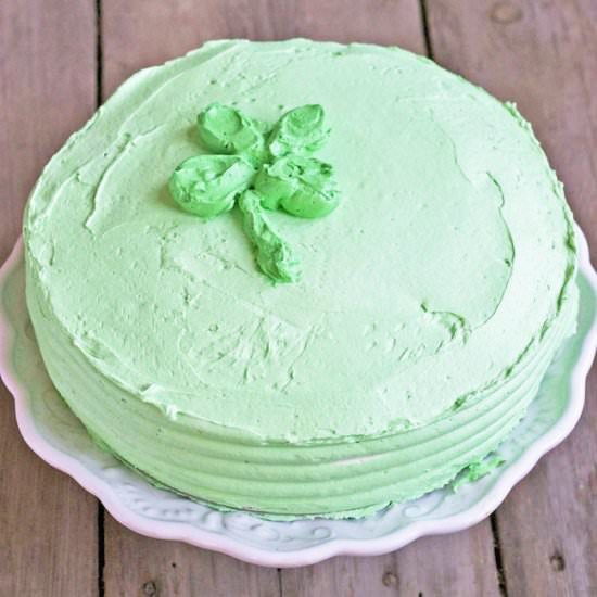 Green Velvet Cake w/ Bailey’s Icing