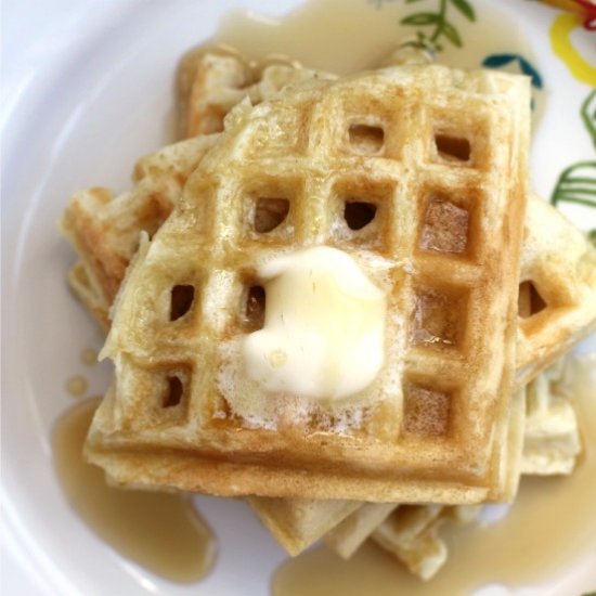 Sunday Morning Buttermilk Waffles