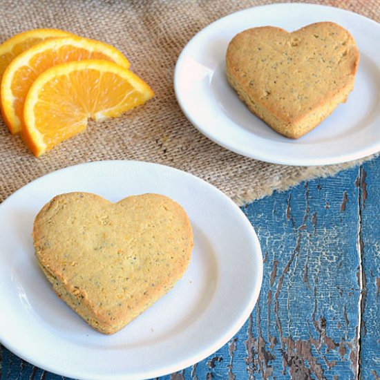 Orange Poppy Seed Scones