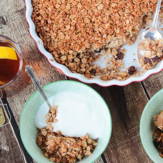 Healthy Apple Crumble