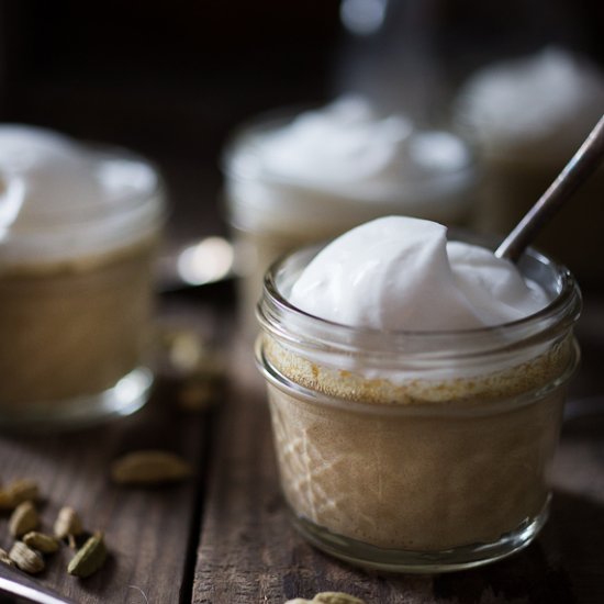 Cardamom Latte Panna Cotta