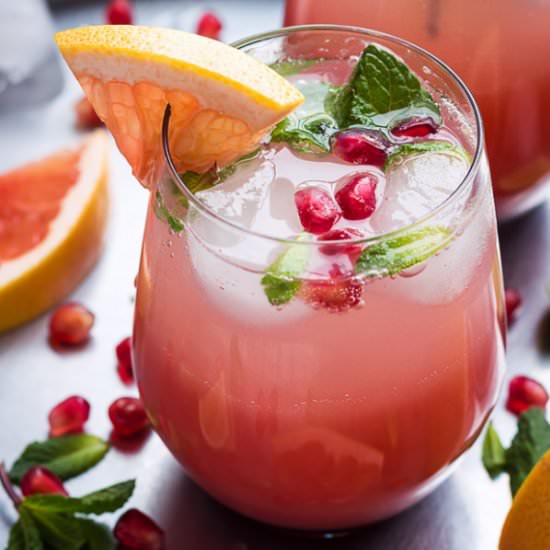 Cheery Grapefruit Margaritas