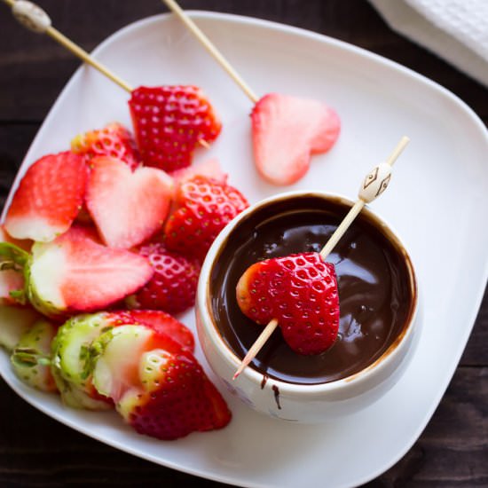 Strawberry Chocolate Fondue