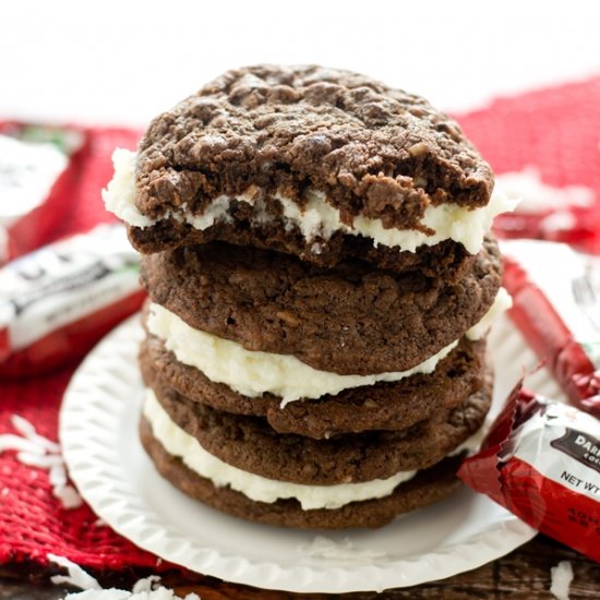 Chocolate Coconut Creme Pies