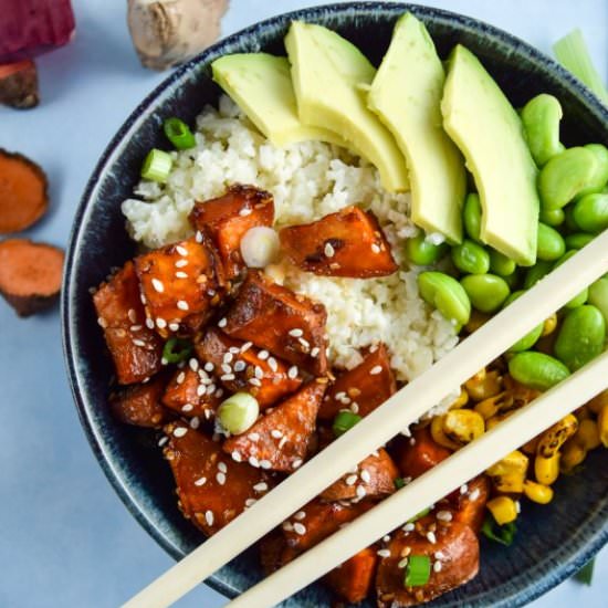 Teriyaki Cauliflower Rice Bowls