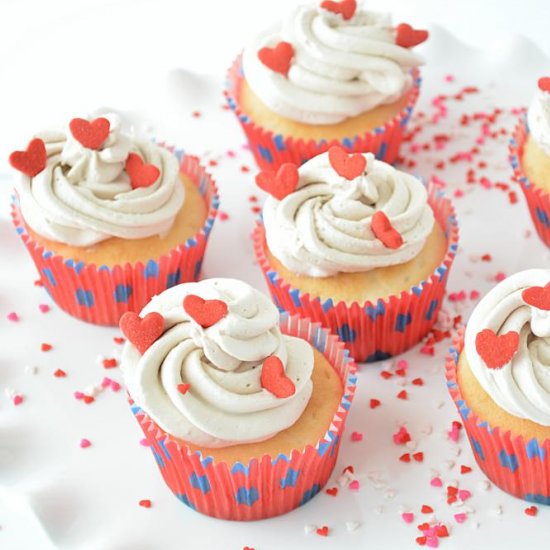 Eggless Vanilla Cupcakes