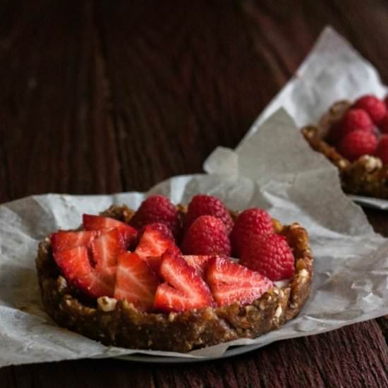 Coconut Cream Fruit Tarts