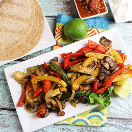 Vegetarian Oven Fajitas