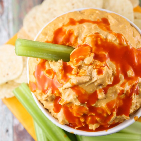 Crockpot Buffalo Chicken Dip