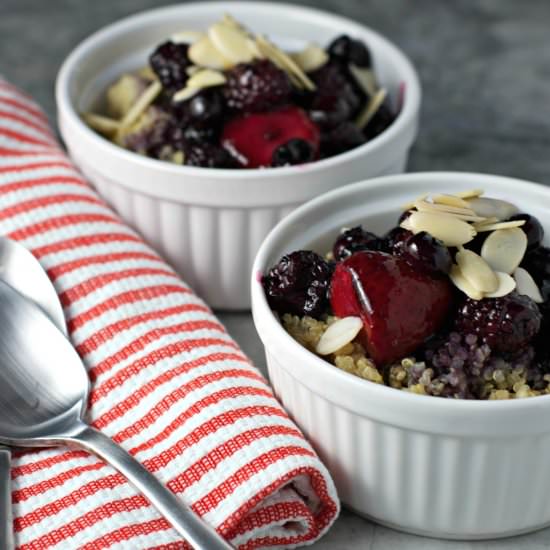 Berry Breakfast Quinoa Porridge