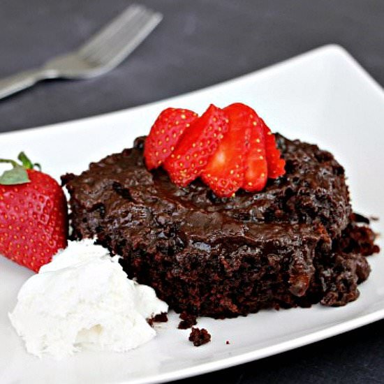 Dr Pepper Chocolate Pudding Cake