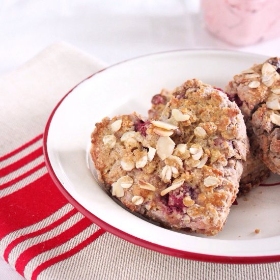 Cranberry-Oat Scones with Almonds