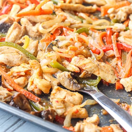 Baked Chicken Fajita