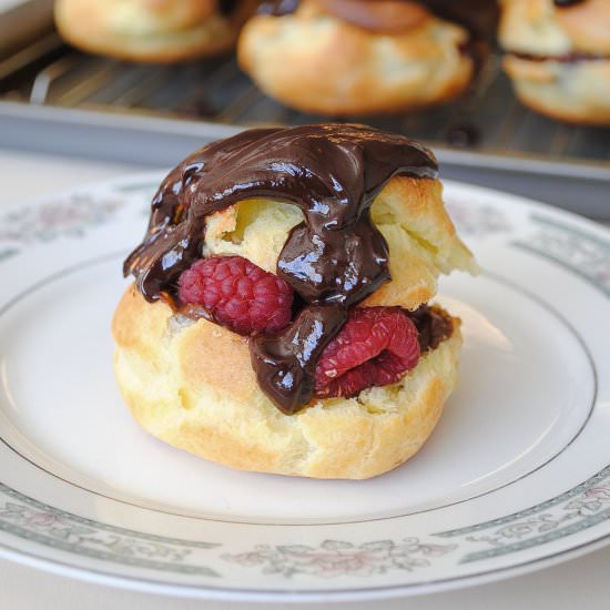 Raspberry Eclairs