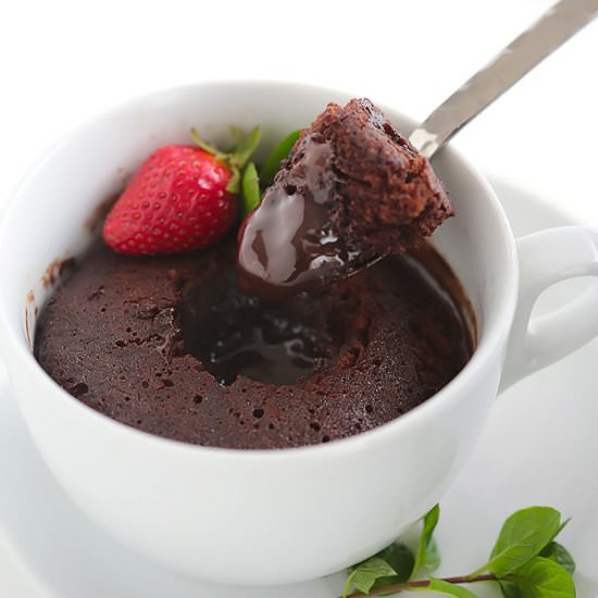 Molten Chocolate Mug Cake