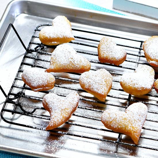 Beignets for Valentine’s Day