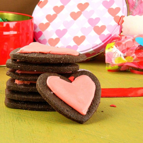 Valentines Choc Sugar Cookies