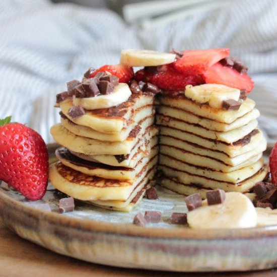 Malted Buttermilk Pancakes