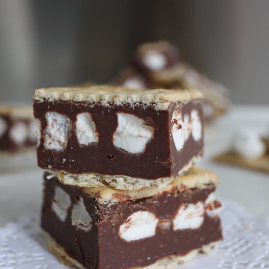 Saltine S’mores Fudge Sandwich