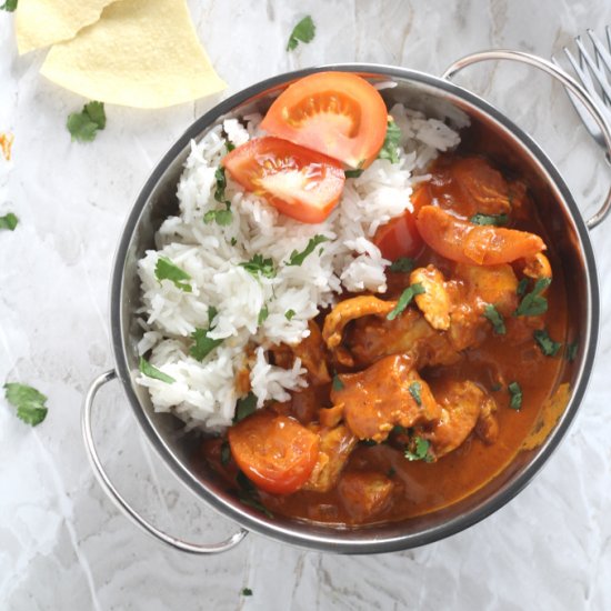 Chicken, Coconut & Tomato Curry