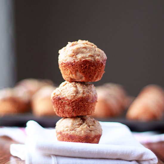 Peanut Butter Quinoa Mini Muffins