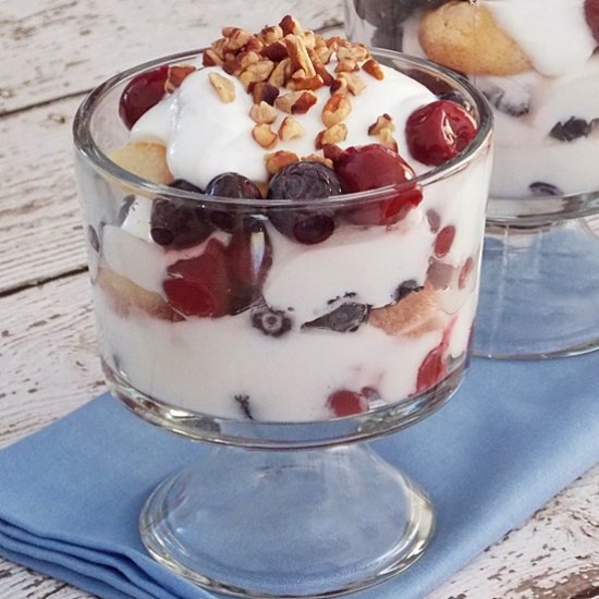 Cherry-Berry Trifle