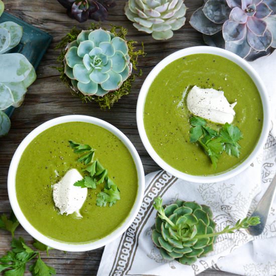 Kale and Apple Soup