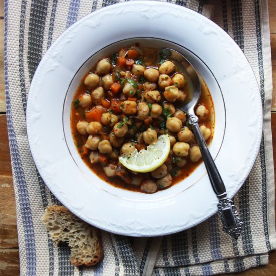 Moroccan-Inspired Chickpea Stew