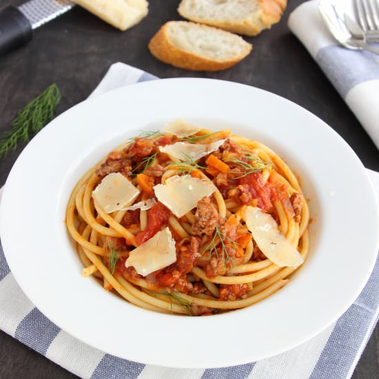 Sausage and Fennel Ragu