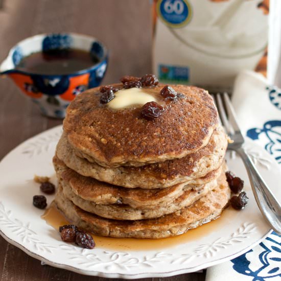 Oatmeal-Raisin Pancakes