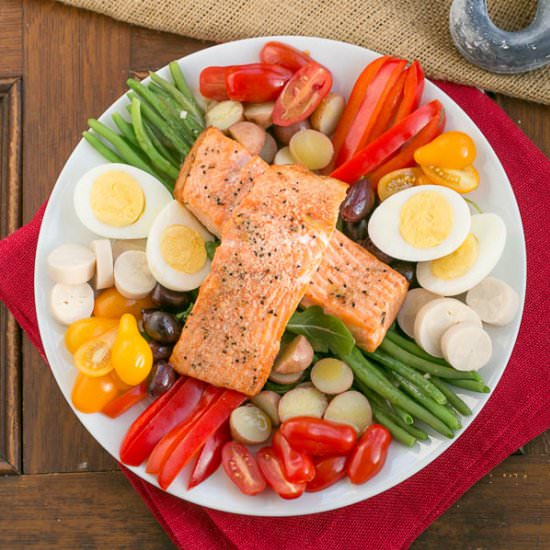 Salmon Salad Nicoise