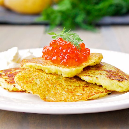 Russian Potato Pancakes