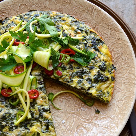 Kale frittata