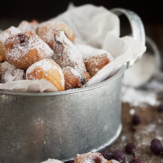 Baby Blueberry Beignets