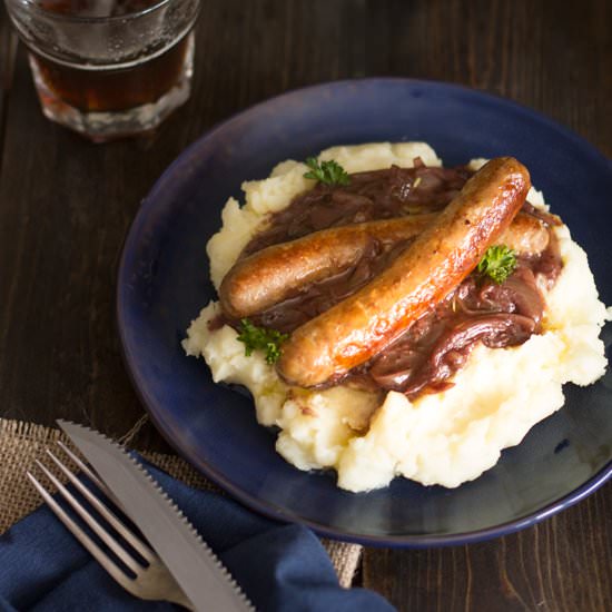 English Bangers & Mash