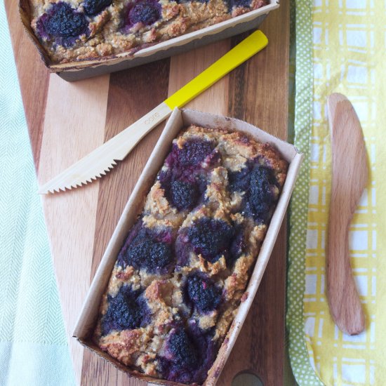 Gf Blackberry Banana Bread