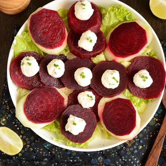 Beetroot Salad with Feta Cheese