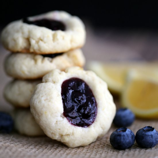 Blueberry Lemon Ginger Cookies