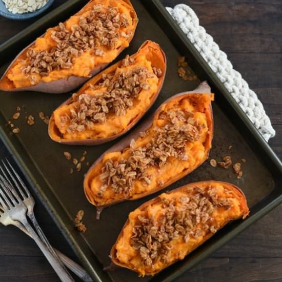 Twice Baked Sweet Potatoes