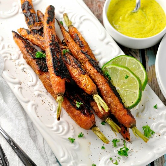 Vindaloo Curry Spiced Carrots