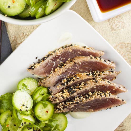 Sesame-Crusted Seared Ahi