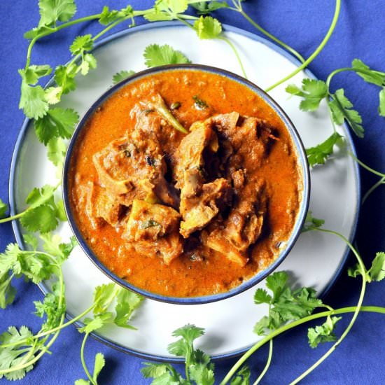 Mutton Varutharacha Curry